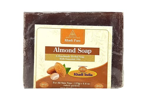 Khadi Pure Gramodyog Herbal Almond Soap, 125g