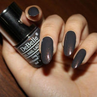 DeBelle Gel Nail Lacquer - French Collection | Long Lasting, Non UV Gel Finish | Seaweed Enriched & Chip Resistant - 8 Ml (Copper Glaze)