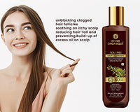 Khadi Organique Tea Tree Hair Cleanser/Shampoo for Anti Dandruff (SLS & PARABEN FREE) 200 ML