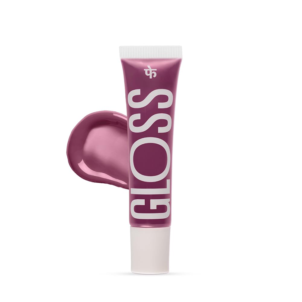 FAE Beauty Peptide Lip Gloss | With Passionfruit Oil & Argireline to Smoothen, Even, and Soften Lips | Non Sticky | Hydrating | Vegan | Shade Thriving | Warm Plum Jam