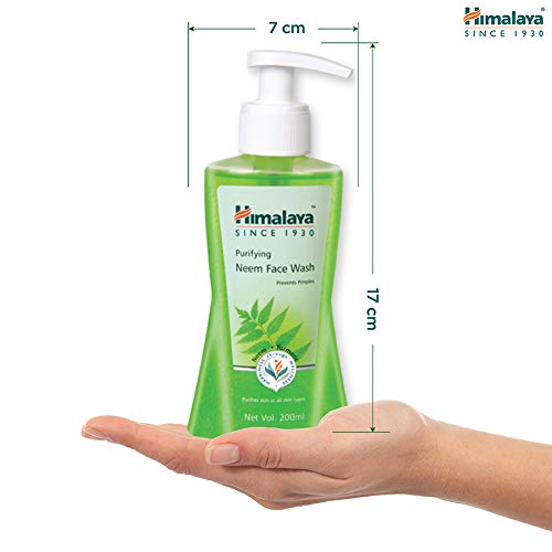 Himalaya Purifying Neem Face Wash, 200ml (Pack of 2)