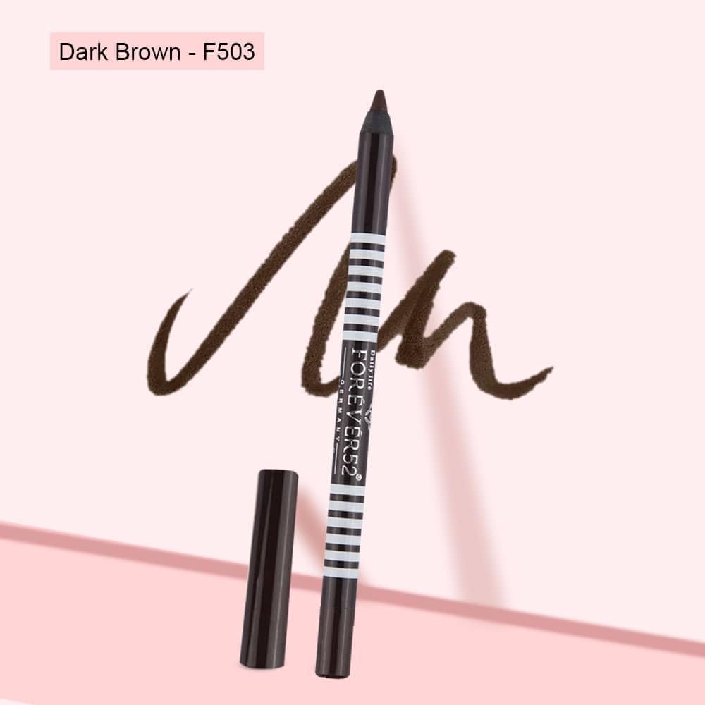 Daily Life Forever52 Waterproof Smudgeproof Smoothening Eye Pencil For Long Lasting Eye Makeup, 1.2g Matte Finish F502