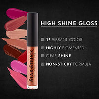 STARSTRUCK BY SUNNY LEONE Glossy Liquid Lip Color, Shimmer Orange | Highly Pigmented, Hi-Shine & Non-Sticky Formula | Lip Gloss For Girls, Women | Stardust