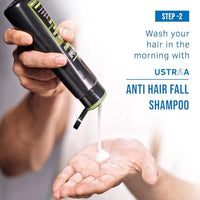 Ustraa Hair Growth Kit (Anti Hair fall Shampoo 250ml, Hair Growth Vitalizer 100ml & Hair Growth Cream 100g)- Controls Hair Fall, Boosts Hair Growth, For All Hair Types