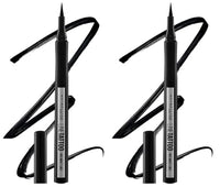 Maybelline New York Pencil Matte Finish Eyeliner, Intense Eyeliner, Long-lasting, Felt-tip Applicator, Line Tattoo High Impact Liner, Black (Pack of 2)
