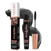 MARY JO K Volume Mascara – MJK-102 | Intense Black, Volumizing & Lengthening Mascara | Smudge-Proof, Waterproof, Long-Lasting | Curl-Enhancing Brush for Bold Lashes