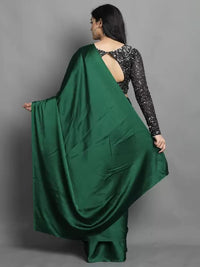 Regolith Designer Sarees for Women 's  Georgette ready to wear sarees for women With Fancy Saree Blouse Piece