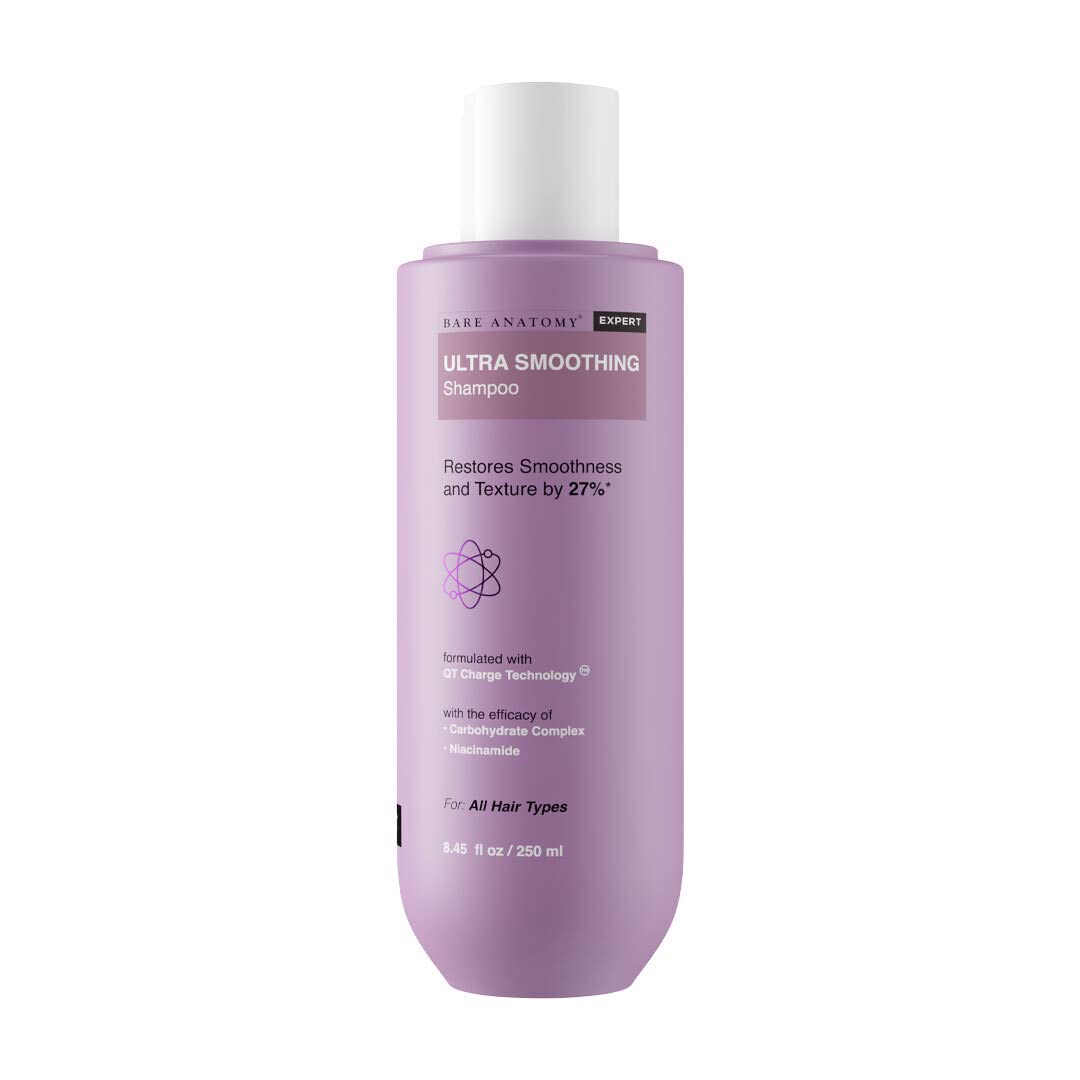 Chemist at Play UnderArm Roll-On with 5% AHA, Lactic Acid & 1% Mandelic Acid 40ml and Bare Anatomy Ultra Smoothing Shampoo for Dry and Frizzy Hair | For Men & Women -250ml