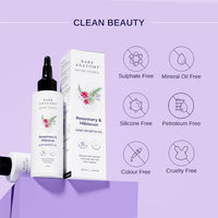 Bare Anatomy Nature x Science Rosemary Hibiscus Hair Growth Oil for Women & Men | Promotes New Hair Growth & Strengthens Hair | Nourishes Scalp & Controls Hair Fall | Suitable for All Hair Types-100ml