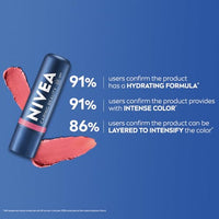 NIVEA Lip Caring Beauty Rose Lip Balm | Lip & Cheek Tint with SPF 30