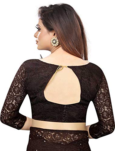 Avantika Fashion Women's  Jacquard Russell Net Saree With blouse piece