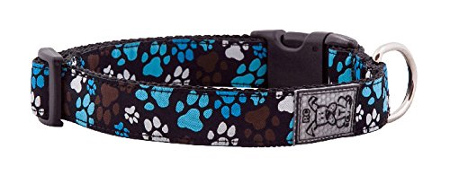 RC Pets 3/4 Inch Adjustable Dog Clip Collar, Small, Pitter Patter Chocolate
