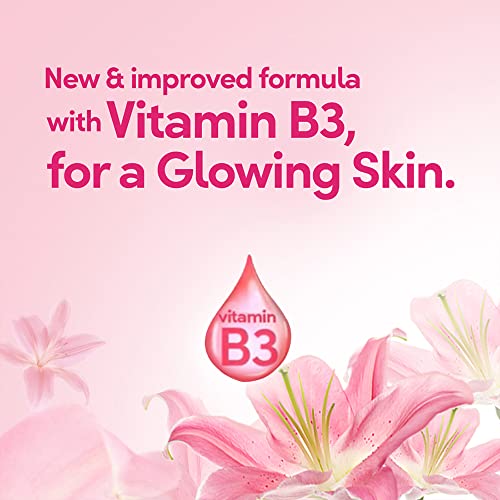 POND's Dreamflower, Pink Lily Fragrant Talcum Powder, 400G, For Long-Lasting Fragrance, With Vitamin B3, Glowing Skin, For Men & Women