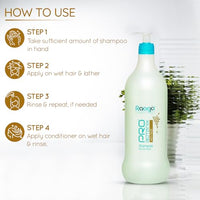 Raaga Professional Pro Botanix Anti-Frizz Shampoo with Shea Butter | Smoothes and Controls Unruly Frizzy Hair, Deep Moisturization | Suitable For Men & Women (1000 ml)