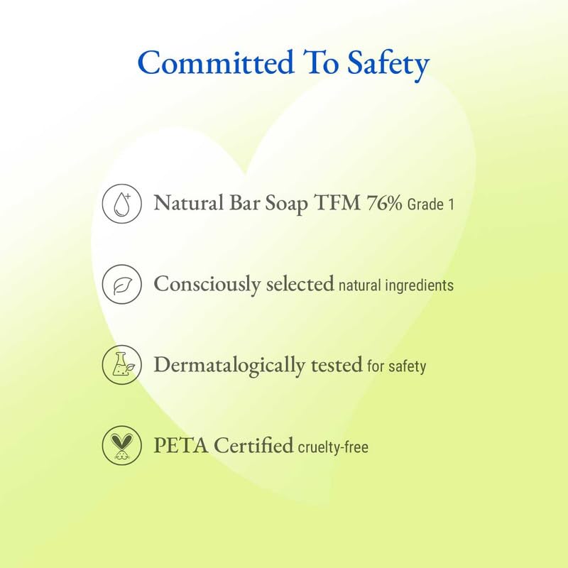 Softsens Naturally Refreshed Skin Cream Bar Soap Made with 100% natural vegetable oil and Zesty Lime, Coconut cream | Daily-Use Bathing Bar Parabens, SLS, SLES & Phthalates Free Pack of 3(100g x 4)