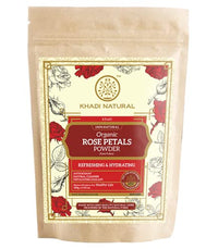 KHADI NATURAL Organic Rose Petals Powder Pack of 2 (2x100gm) 200gm