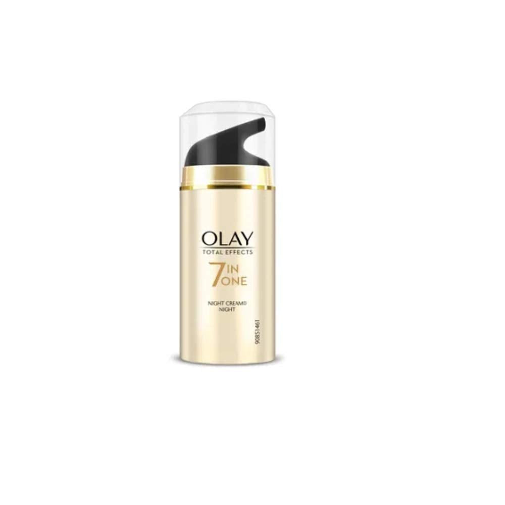 Olay Night Cream Total Effects 7 in 1, Anti-Ageing Moisturiser, 50g & Olay Day Cream Total Effects 7 in 1, Anti-Ageing Moisturiser, 50g