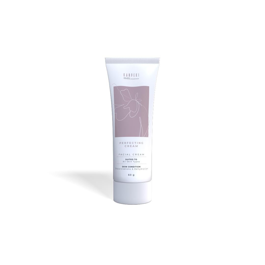 Kanpeki Perfecting Cream Face Moisturizer For Daily Use|Provide Hydration&Counteracts Signs Of Aging|Enriched With Sandalwood,Aloe Vera,Vitamin E&A|Suitable For Normal,Combination&Oliy Skin