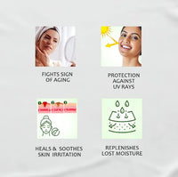 Bakson Sunny Aloevera & Calendula All Purpose Face Cream | Helps Prevent Scarring, Sunburn | Calendula Suitable For Delicate Skin | 500 gm