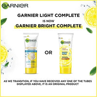 Garnier Bright Complete BRIGHTENING DUO ACTION Face Wash, 100g