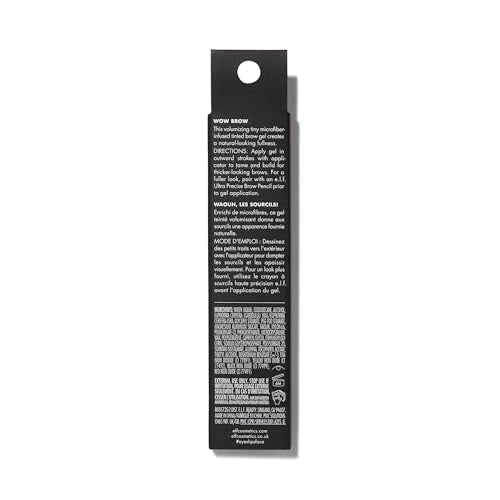 e.l.f. Cosmetics E.l.f. wow brow gel, fiber-infused formula, neutral brown, 0.12 Ounce ., Neutral Brown, 0.123 Ounce