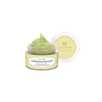 Just Herbs Ayurvedic Cardamom Lip Mask, Balm For Dark, Dry & Pigmented Lips - Vegan Lip Mask For Men & Women 15Gm, Green
