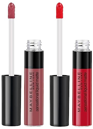 Maybelline New York Lipstick & Maybelline Liquid Lipstick 05 Best Babe (Matte)