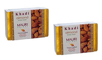 Khadi Mauri Herbal Almond Soap, 125 Gm (Pack Of 2)