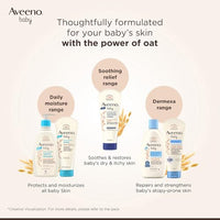 Aveeno Baby Dermexa Moisturising Cream 100g with Triple Oat Complex and Ceramides to soothe and relieve dry, itchy, sensitive skin | US pediatrician recommended | No added fragrance, cortisone or dyes | Hypoallergenic
