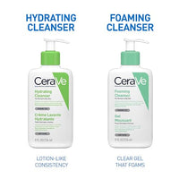 CeraVe Hydrating Cleanser For Normal To Dry Skin (236ml) - Non-Foaming Face Wash with Hyaluronic Acid And Ceramides | Non-Comedogenic, Non-Irritating And Fragrance-Free Cleanser