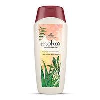 Moha: Herbal Shower Gel | Soft Supple and Moisturised Skin with Aloe, Tea Tree, Neem and Orange | Herbal Body Wash Gel (200ml) Pack of 1