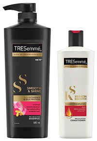 Tresemme Keratin Smooth Conditioner, 190Ml And Smooth And Shine Shampoo, 580Ml