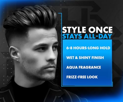 Urbangabru Hair Comb Aqua Wax - The Devil Edition - 260 ML & Urbangabru Hair Comb Aqua Wax - The Alpha Edition - 260 ML - Men's Grooming Combo Kit