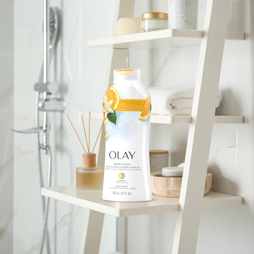 Olay Body Wash Fresh Outlast Orange Blossom & White Tea, 22 fl oz/650ml