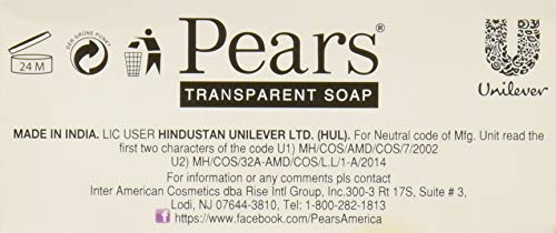 Pears Soap Gentle Care Transparent 4.4 oz by Pears