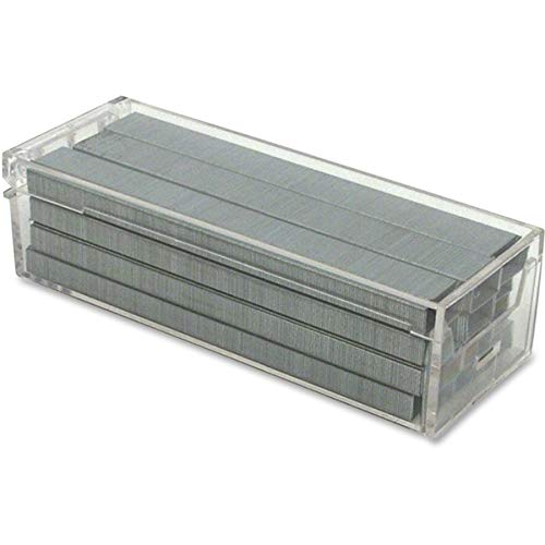 Bostitch Office Premium Standard Staples in Clear Plastic Box, 1/4 Inch Leg, Reduced Jamming, 5,000 Per Box (SB10)