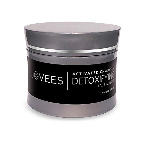 Jovees Herbal Activated Charcoal Detoxifying Face Masque With Bamboo Charcoal & Coffee Seeds | Removes Dead Skin Cells & Tanning 100g