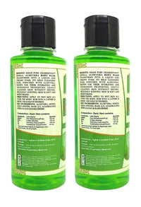 Khadi Pure Herbal Aloe Vera Body Wash, 210 ml (Pack of 2)
