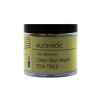Auravedic Anti Blemish Face Mask For Glowing Skin Tea Tree Oil For Skin Acne Face Pack For Acne And Pimples Neem Oil Anti Acne Face Pack For Women Detan Face Pack For Men Paraben Free 100 Gm