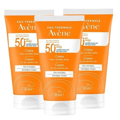 Avene Very High Protection SPF 50 + Cream 50 ml (pack of 3) - Total 150ml