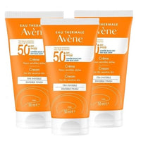 Avene Very High Protection SPF 50 + Cream 50 ml (pack of 3) - Total 150ml