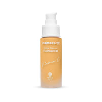 Mamaearth Glow Serum Matte Liquid Foundation Medium Coverage For All Skin Types With Vitamin C & Turmeric For 12-Hour Long Stay- 02 Crème Glow - 30 Ml, Pack Of 1