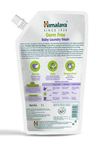 Himalaya Germ Free Baby Laundry Wash 1 L Pouch Liquid, White, (7004801)