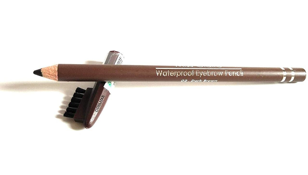 Miss Claire Waterproof Eyebrow Pencil, 02 Dark Brown