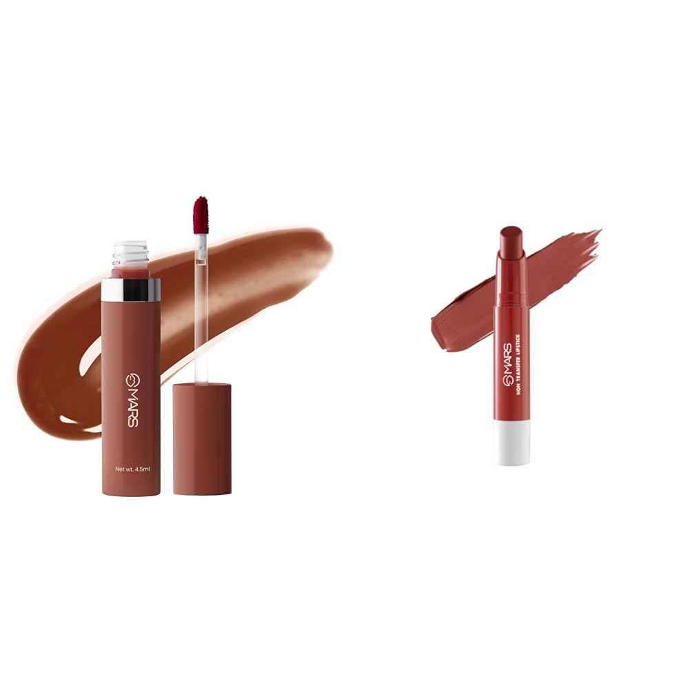 MARS Drip Lip Mist for Women (4.5 ml) (06-Cocoa Drip) Matte Super Stay Lipstick | Up to 12 Hours Long Lasting | Smudge Proof and Waterproof Lipstick for Women (2.6 gm) (01-BLOOM)