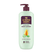 Bajaj Almond Drops Ultralight Body Lotion for Women and Men | Refreshing Hydration- Aloe Vera, Almond Oil & Vitamin E, 400 ml