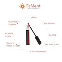 FeMent Clean Beauty Matte Liquid Lipstick For Women, Highly Pigmented, Long Lasting, TransferProof, Lip Makeup, Smudge Proof - 6.5 ML (LIT)