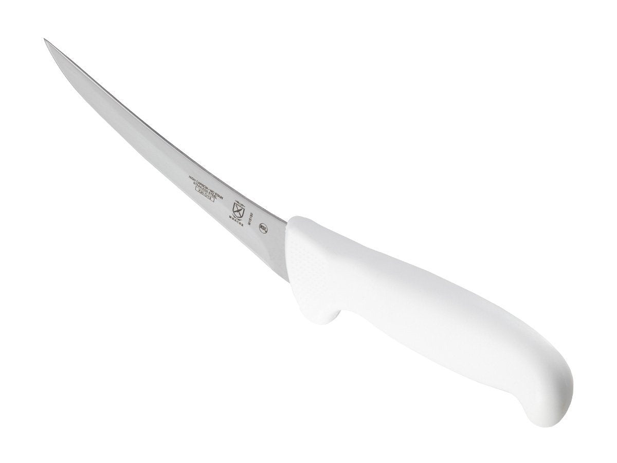Mercer Culinary Ultimate White, 6 inch Curved Boning Knife 6" Curved Boning Knife