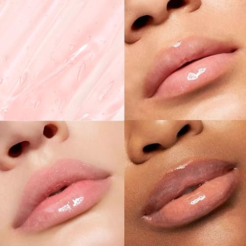 Shopaarel Little Flower Lip Gloss, Lip Gloss, Infused with Real Flower Seed Oil and Fruit Oils, Floral Fragrance, Glossy finish, Long-Lasting, Non-Sticky, Fuller & Plump Lips-8 Gm, Bubble