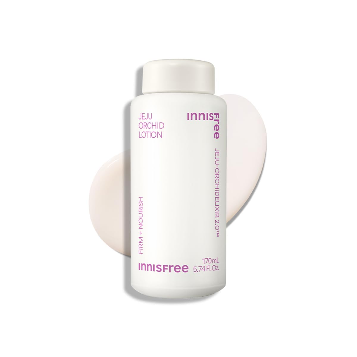 Innisfree Jeju orchid Face Lotion for Elasticity, Brightening and Nourishing | Moisturiser with Anti Aging Care with Hyaluronic Acid and Peptides-170ml